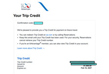 $1,895 American Airlines Trip Credits | 6 Monthly Expiry picture