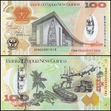 Papua New Guinea 100 Kina, 2008, P-37, UNC, Commemorative picture