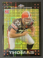 Joe Thomas 2007 Topps Chrome X-Fractor Refractor RC #TC264 Browns picture