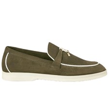 Loro Piana Women's Summer Charms Walk Loafers  ( Suede, Suede Goatskin ) - NEW picture