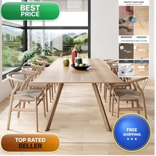 FURKIT 8'×10' Transparent PVC Area Rug Floor Protector for Home picture