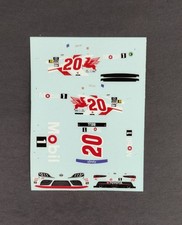 2024 Christopher Bell #20 Mobil 1 1/64 Waterslide Decals  picture