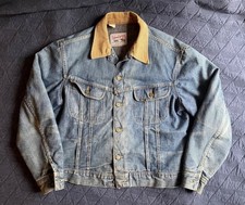 Vintage Lee Stormrider 70's Union Blanket Lined Denim Jacket picture