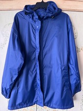 Lands' End Womens  Rain Jacket Nylon size LARGE New WITHOUT TAGS Blue picture