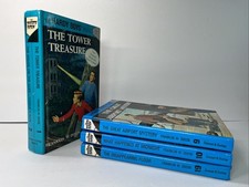 The Hardy Boys Collection Vintage Franklin W Dixon 5 Volumes/ 4 Books Flashlight picture