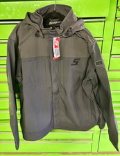 Snap-on Kenosha Softshell Jacket Hooded Water Resistant Big & Tall 3XL Gray picture
