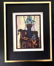 GEORGES BRAQUE + 1948 AWESOME SIGNED PRINT + BUY IT NOW picture