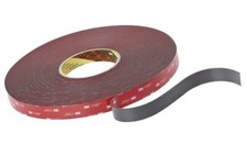 (1 Roll) 3M 4611 VHB Double Sided Acrylic Gray Foam Tape,  1/2