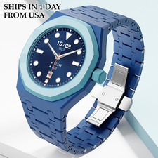 For Swatch x AP Royal Pop Mod Kit Bioceramics Band Case Integrated Link Bracelet picture