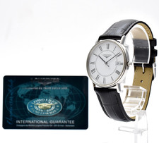 [N MINT /Paper] LONGINES Grande Classique L4.720.4 White Roman Men's Watch JAPAN picture