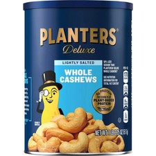 Planters Deluxe Lightly Salted Whole Cashews, 18.25 oz Canister picture