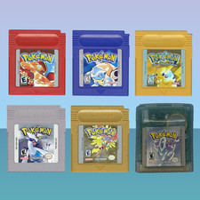 Pokemon Blue, Red, Yellow, Silver, Gold, Crystal Version Game Boy Color (READ) picture