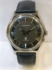 ALLWYN 17 JEWELS WINDING SPARKLE DIAL Y380-8070 INDIA MEN'S WORKING CONDITION picture