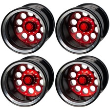 Aluminum Wheel Rims for Tamiya WR-02 Wild Willy2 CW-01 LunchBox Midnight Pumpkin picture