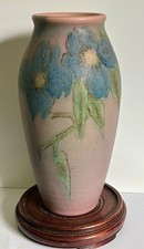 Nice Rookwood Uncrazed Vellum Floral 8 1/2