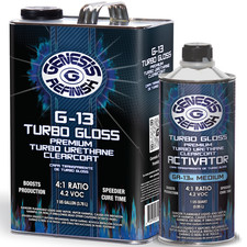 GENESIS REFINISH TURBO GLOSS CLEARCOAT G-13 & ACTIVATOR G-13N (1.25 GAL. KIT) picture
