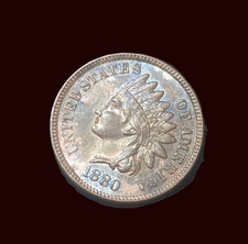1880 Indian Head Cent - Uncirculated Prooflike Gem -  picture