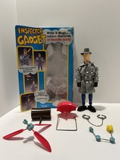 Vintage 1983 Galoob Inspector Gadget Action Figure with Box & Accessories - READ picture