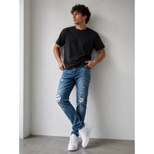 NWT PacSun Mens Skinniest Fit Jeans 30x30 Medium Indigo Stretch Denim Y2K picture