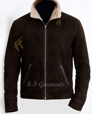 THE WALKING DEAD RICK GRIMES - ANDREW LINCOLN 100% SUEDE LEATHER JACKET-BNWT picture