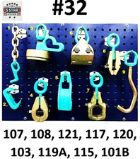 SET#32 - 9 PIECE TOOL AND CLAMP AUTO BODY FRAME MACHINE HEAVY DUTY picture