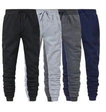 Men's Casual Pants Autumn Winter Fleece Sweatpants Men Running Jogger Sports picture