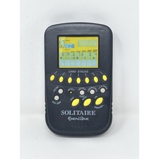 Vintage Excalibur Solitaire Executive Electronic Handheld Game Playing Card 370E picture