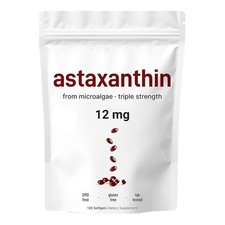 1 PACK Astaxanthin 120 Softgels 12mg - Supports Eye Health and Joint Health picture