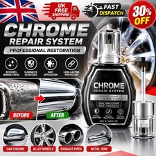 Professional Chrome Repair Pen,Silver Spray Paint for Metal,for Curb Rash,Chrome picture
