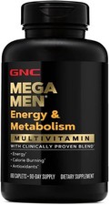 GNC Mega Men Energy and Metabolism Multivitamin Caplets, 180 ct. picture