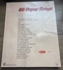 JOHN BRIMHALL PRESENTS 60 SUPER SONGS Easy to Play Big Note Piano Solos - Br... picture