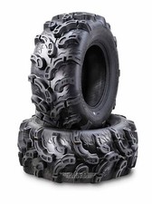 2 New Premium ATV UTV Tires 25x10-12 25x10x12 6PR 10215 Ultra Deep Tread Mud picture
