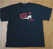 Vintage 2000 The Sopranos “Bada Bing” Promo Graphic T-Shirt Men's picture
