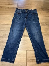 Dark Blue Women's Slim Straight Jeans picture