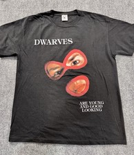 Vintage The DWARVES Are Young And Good Looking Shirt Large Black Delta Tag picture