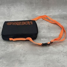 Vintage Official Original Nintendo Game Boy Orange & Black Carrying Case Gameboy picture