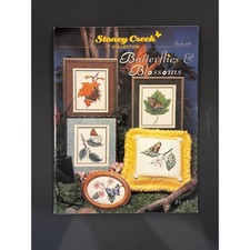 Vintage Stoney Creek Butterflies & Blossoms Cross Stitch Booklet (1998) picture
