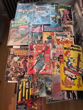 Lot of 22 Horror and Kids Silver Age and Bronze Age ecclectic Comic Books lowgrd picture