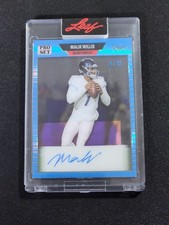 Leaf 2023 Pro Set Pure Malik Willis Auto #89-MW1 Serial Numbered /15 Dolphins picture