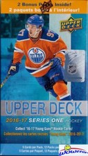 2016/17 UD Series 1 Hockey EXCLUSIVE Sealed 12 Pack Blaster Box-2 YOUNG GUNS picture