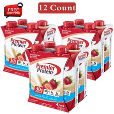 Premier Protein Shake, Strawberries & Cream, 30g Protein, 11 fl oz, 12 Ct picture