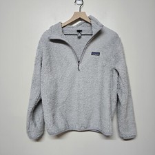 2022 Patagonia Women's Los Gatos Fleece 1/4-Zip Med Gray 25236 Hi Pile picture