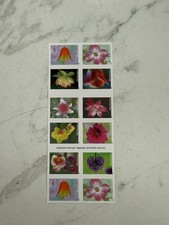 Mint US Garden Beauty Booklet Pane of 20 Forever Stamps Scott# 5567b (MNH) picture