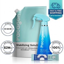 Pacagen Cat Allergen Neutralizing Spray WhiskerBlock Fel d 1 Pet Safe Allergy picture