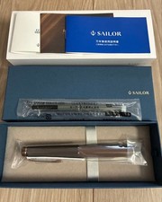 Sailor Pro Gear Fountain Pen Nagasawa Limited Bitter Chocolate MF Nib w/BOX NEW picture