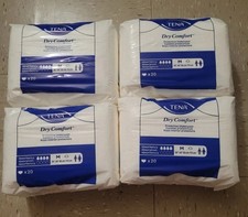 4pk (80pcs) Tena Dry Comfort Adult Protective Underwear White Size M 34