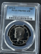 1973 s eisenhower silver dollar proof pr69dcam picture