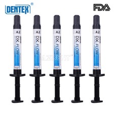 USA 5X DENTEX Dental Flowable Light Cure Composite Resin Medium Flow A2 Shade picture
