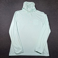 Free Fly Hoodie Mens XL Light Blue Bamboo Blend Sun Shirt Long Sleeve Pocket picture