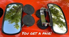 BEST YOU CAN BUY TRACTOR MAGNET MIRRORS Skidsteer RUBBER COATED STAINLESS STEEL picture